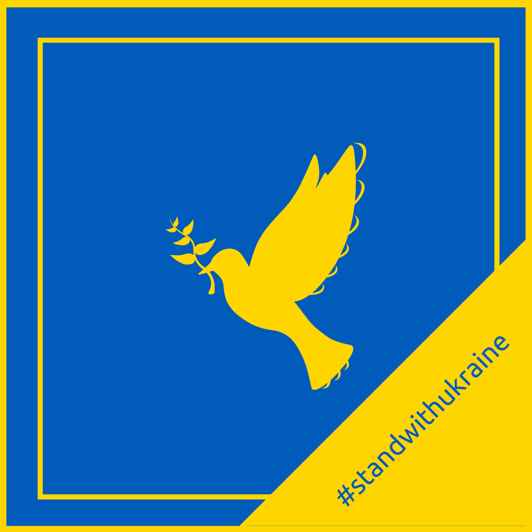#standwithukraine Friedenstaube
