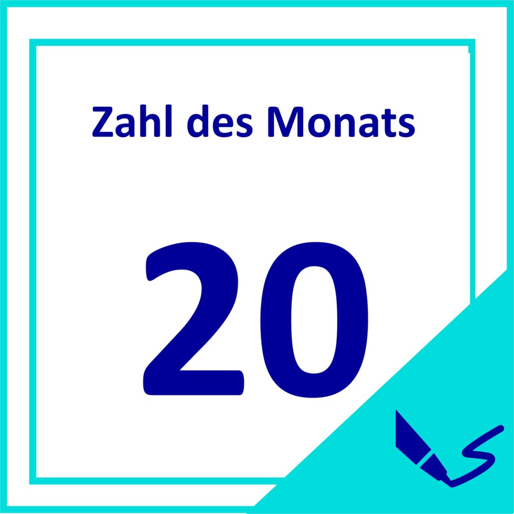 Zahl des Monats Januar - 20