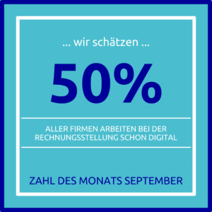 Zahl des Monats September - 50%