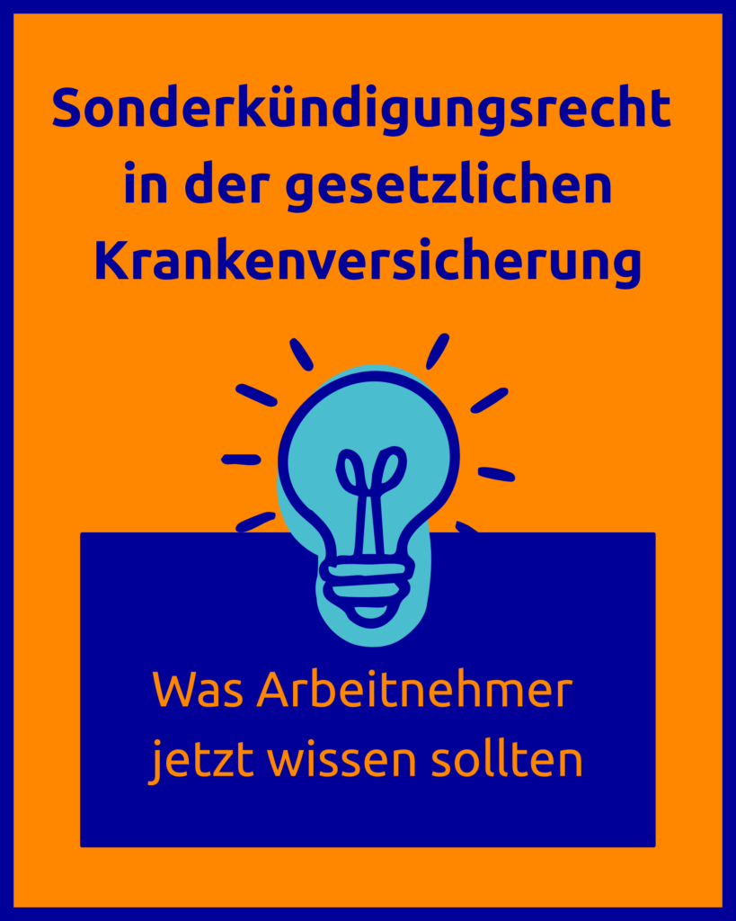 Sonerkündigungsrecht Krankenkasse